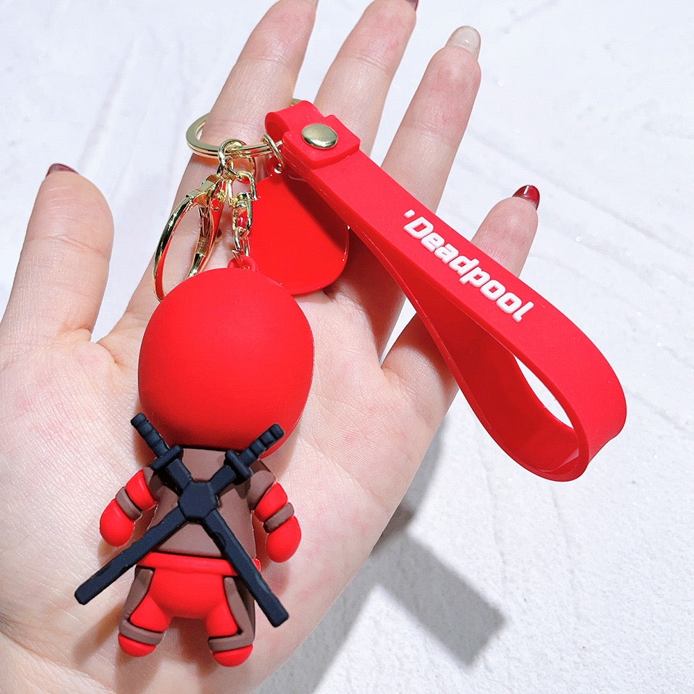 3D Deadpool Lanyard Keychain - KC0011