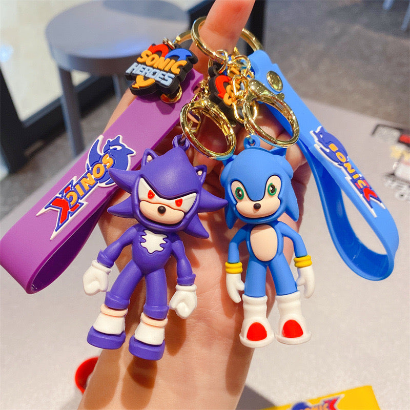 3D Sonic Keychain - KC0015 - CuteCraftsWorld