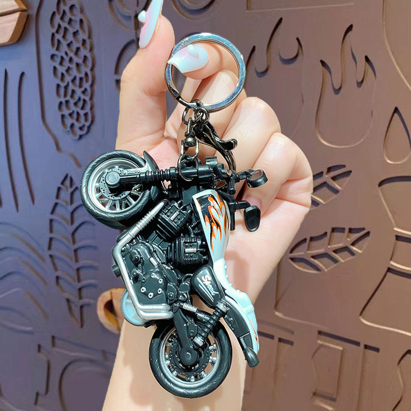 Motorcycle Keychain - KC0020 - CuteCraftsWorld