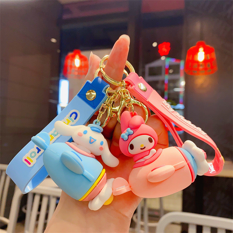 Sanrio Aeroplane Keychain - KC0023 - CuteCraftsWorld