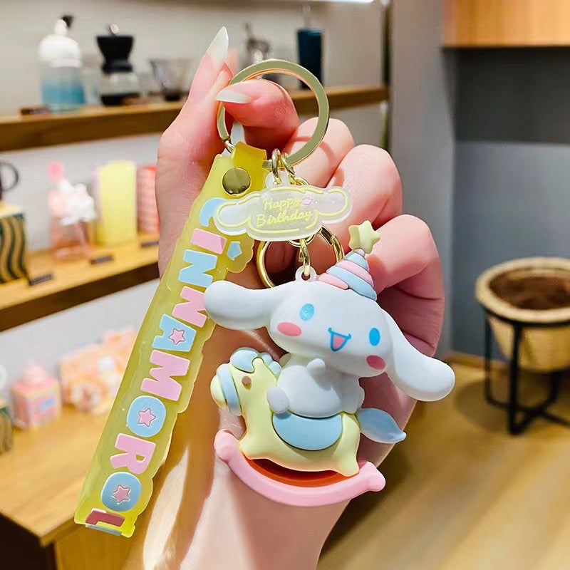 3D Cinnamoroll Keychain - KC0025 - CuteCraftsWorld