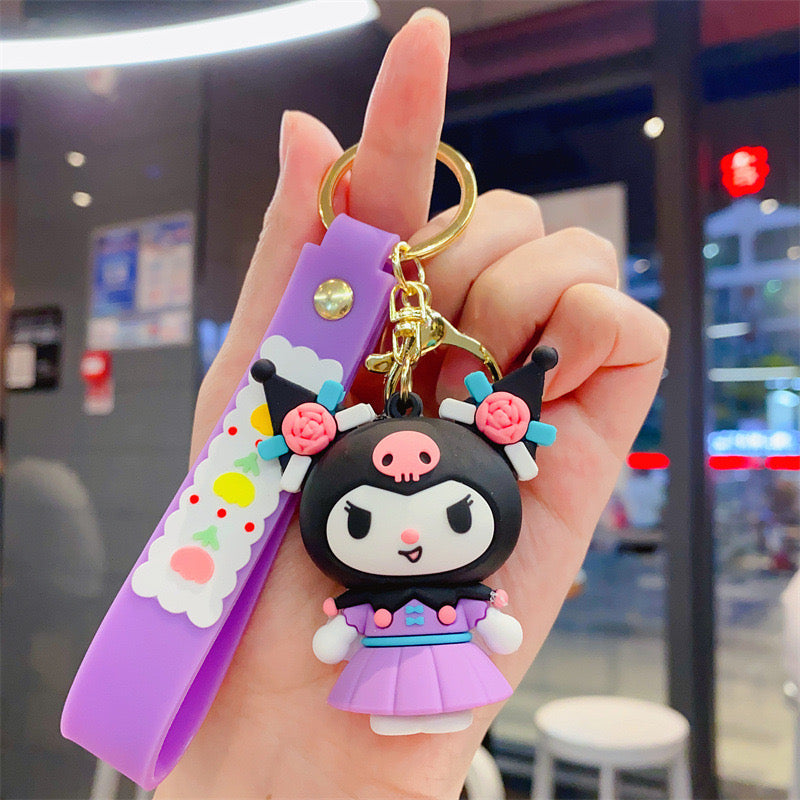 Kuromi Keychain - KC0030 - CuteCraftsWorld