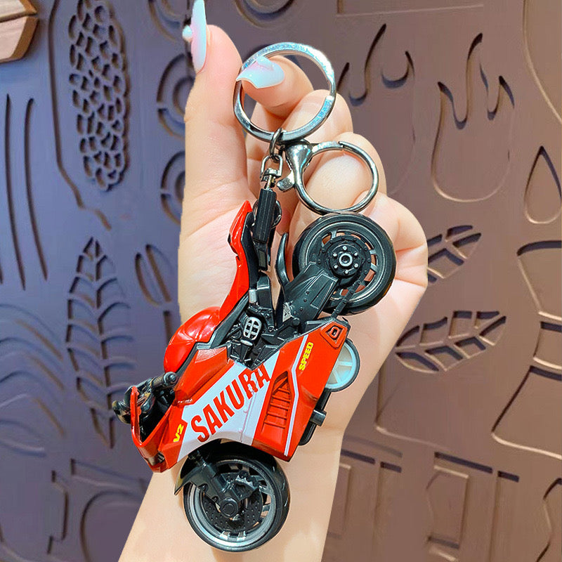 3D Mini Motorcycle Keychain - KC0042