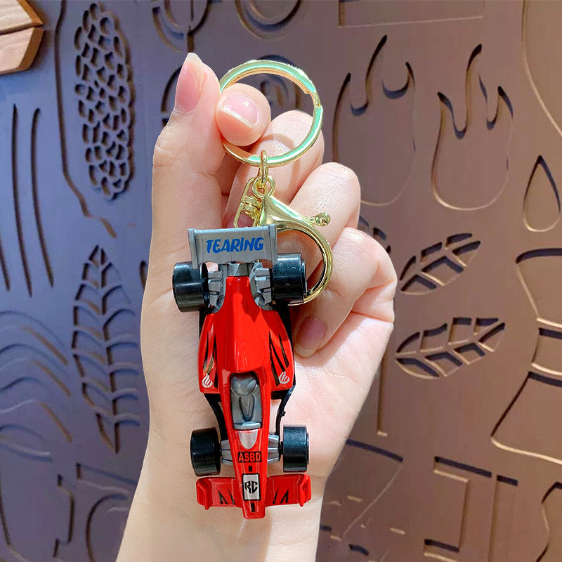 3D Racing Car Keychain - KC0043 - CuteCraftsWorld