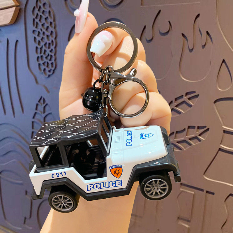 3D Police Jeep Keychain  KC0044