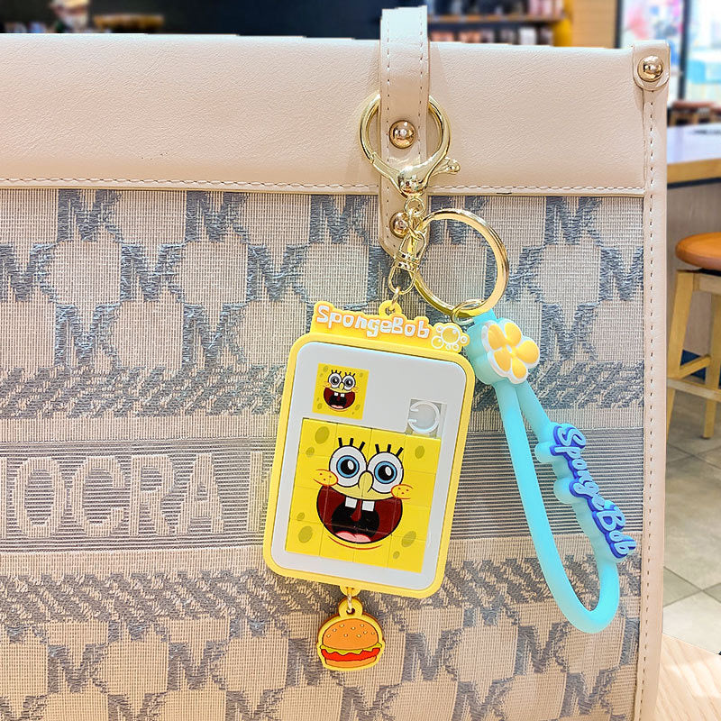 Mini Puzzle Spongebob & Patrick Keychain - KC0045 - CuteCraftsWorld