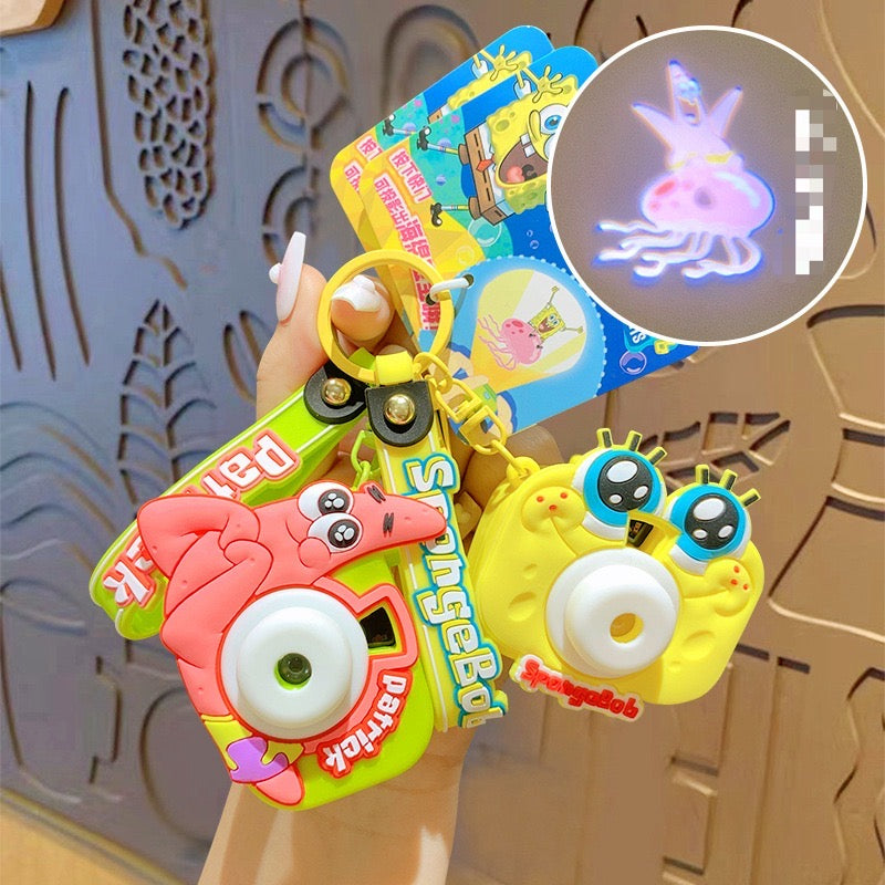 Spongebob Keychain With Projection Camera - KC0046 - CuteCraftsWorld