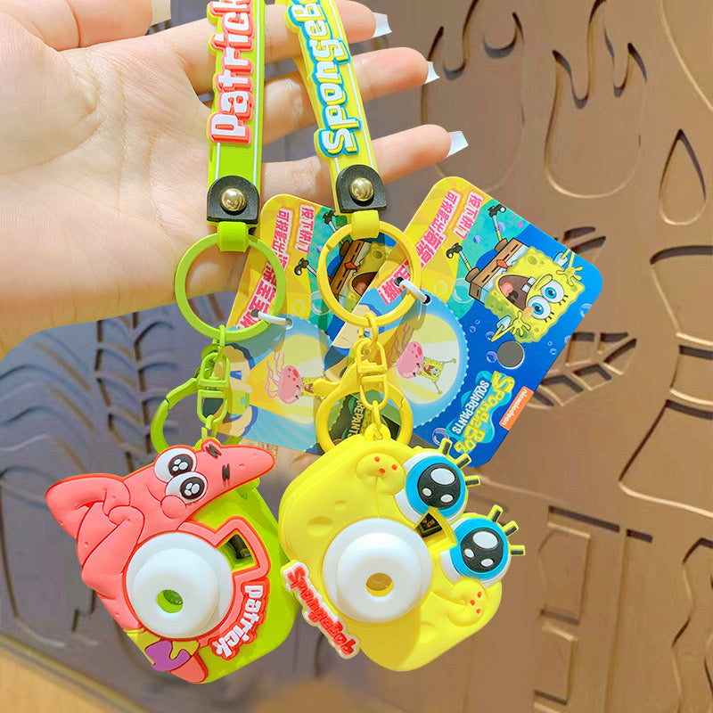 Spongebob Keychain With Projection Camera - KC0046