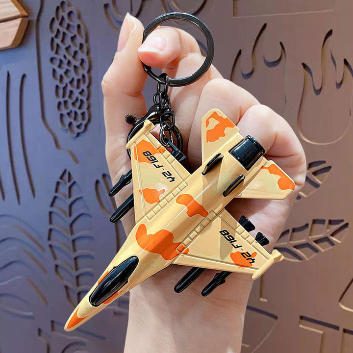 Military Aircraft Keychain - KC0048 - CuteCraftsWorld