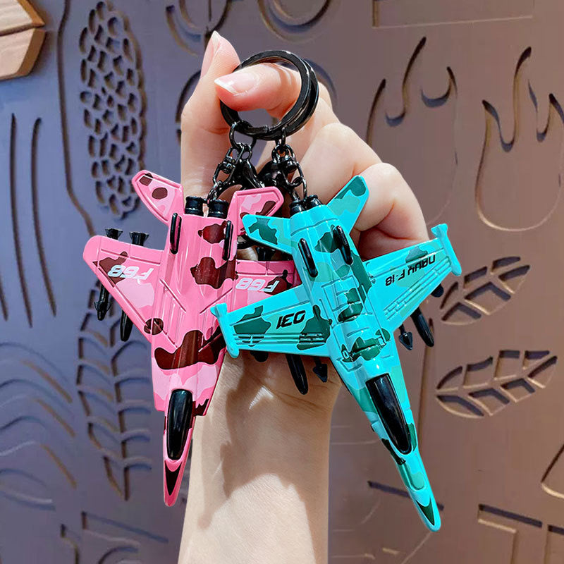 Military Aircraft Keychain - KC0048 - CuteCraftsWorld