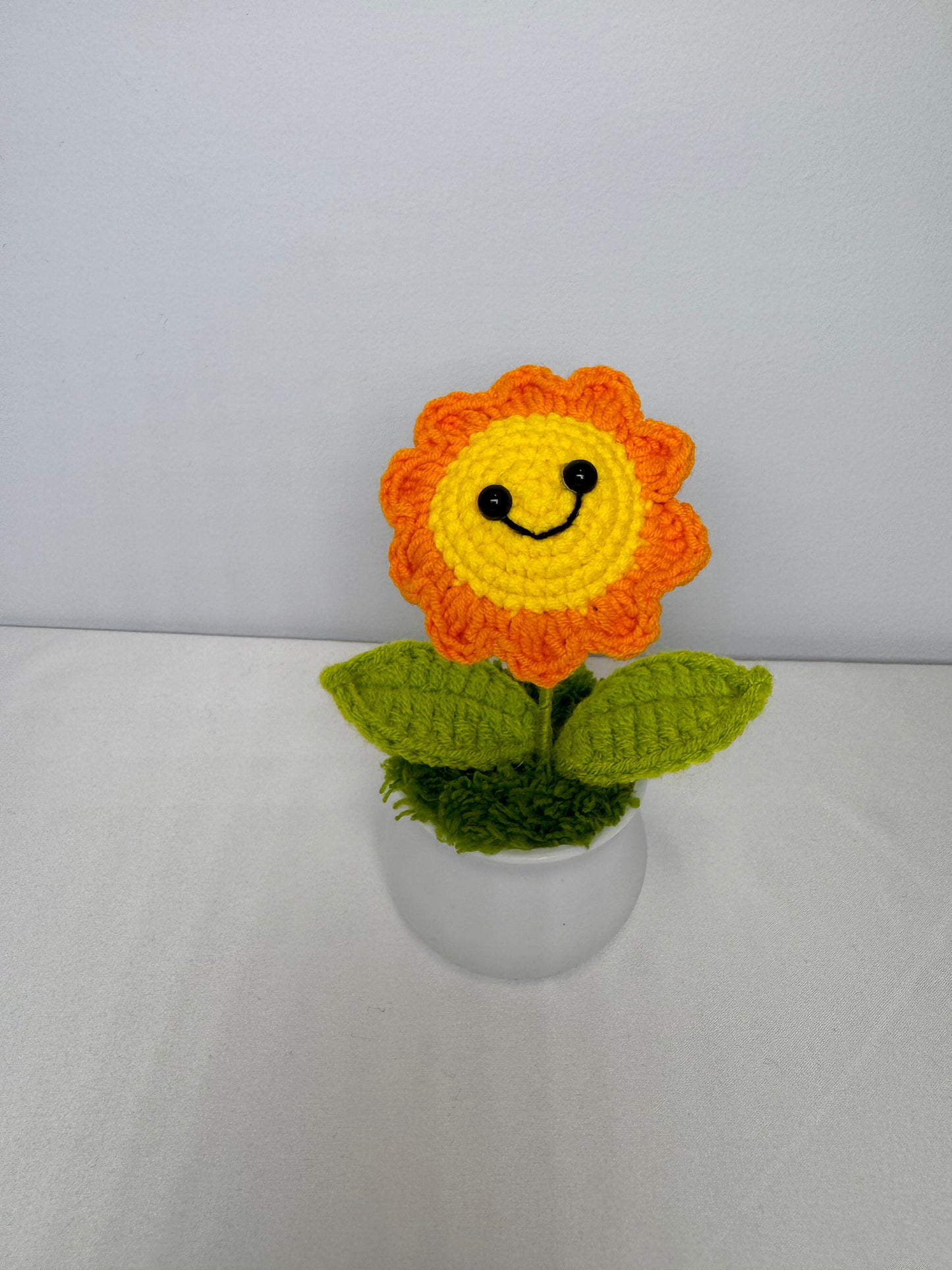 Sunflower Crochet Potted Flowers - PP0006