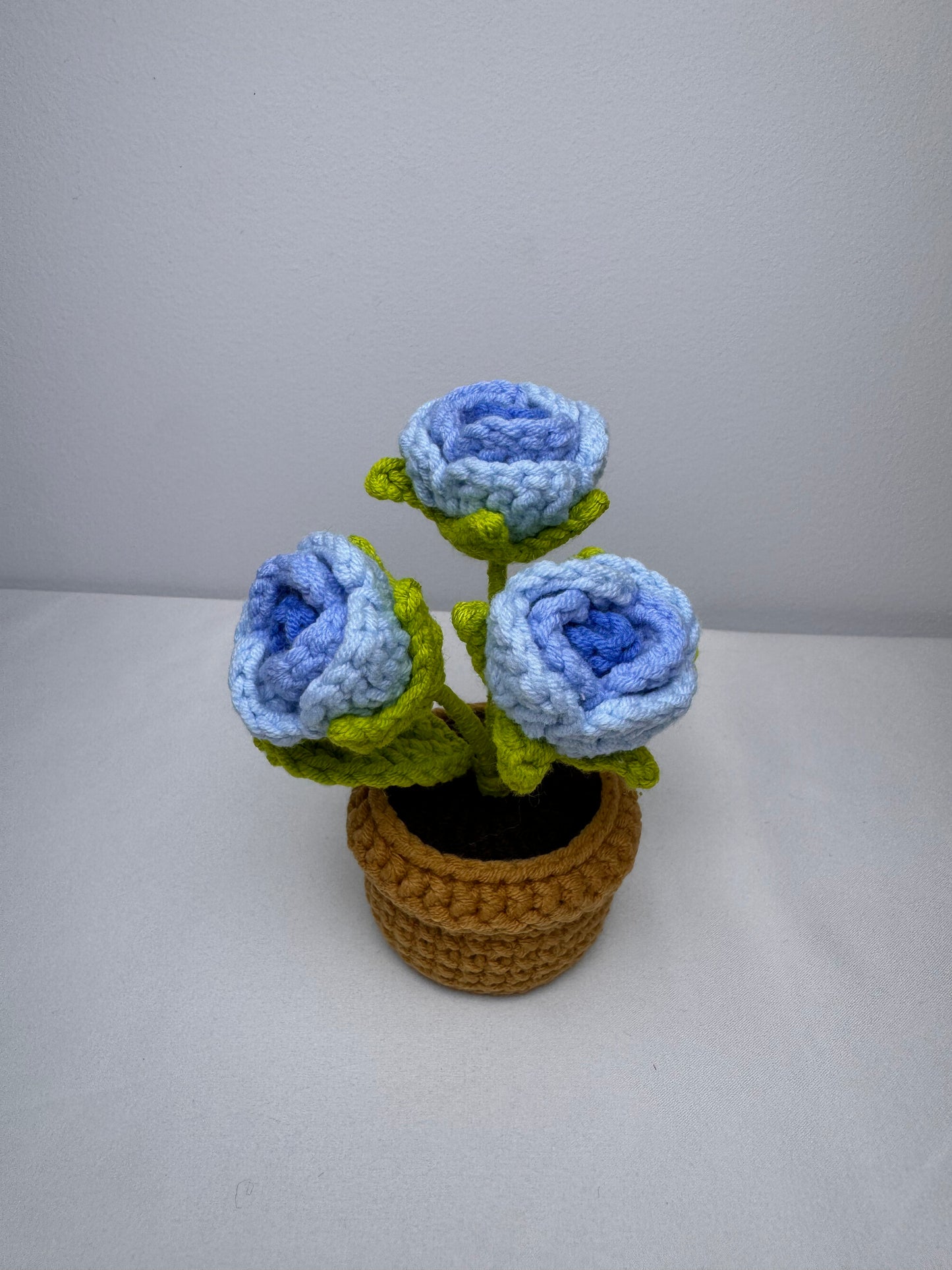 Rose Crochet Potted Flowers - PP0007