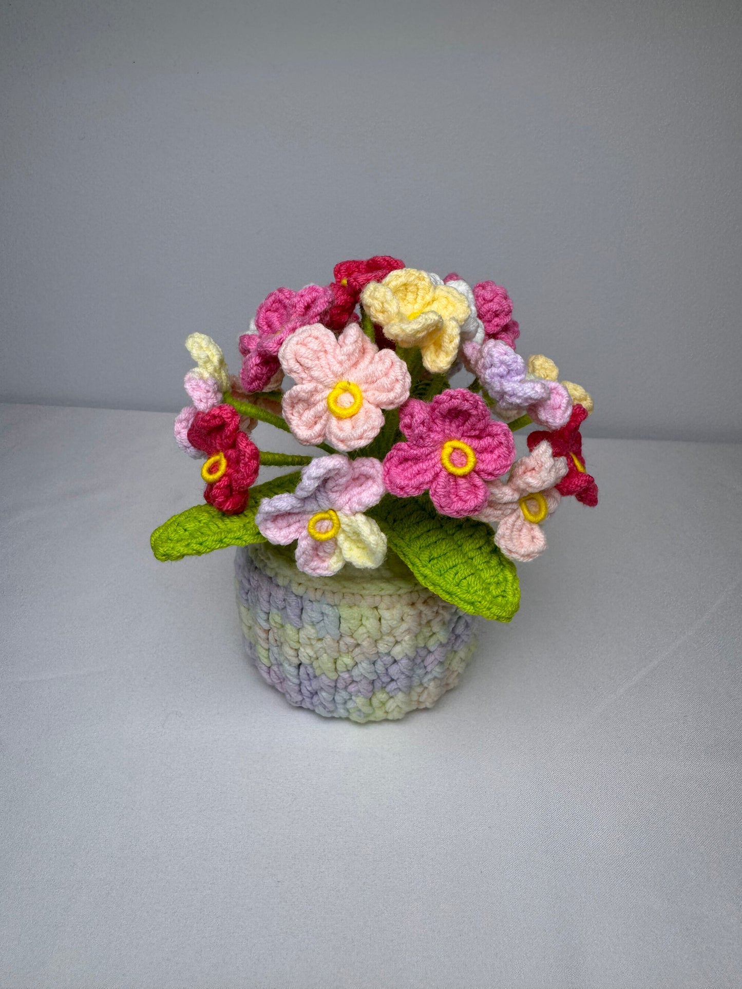 Baby's Breath Crochet Potted Flowers - PP0008