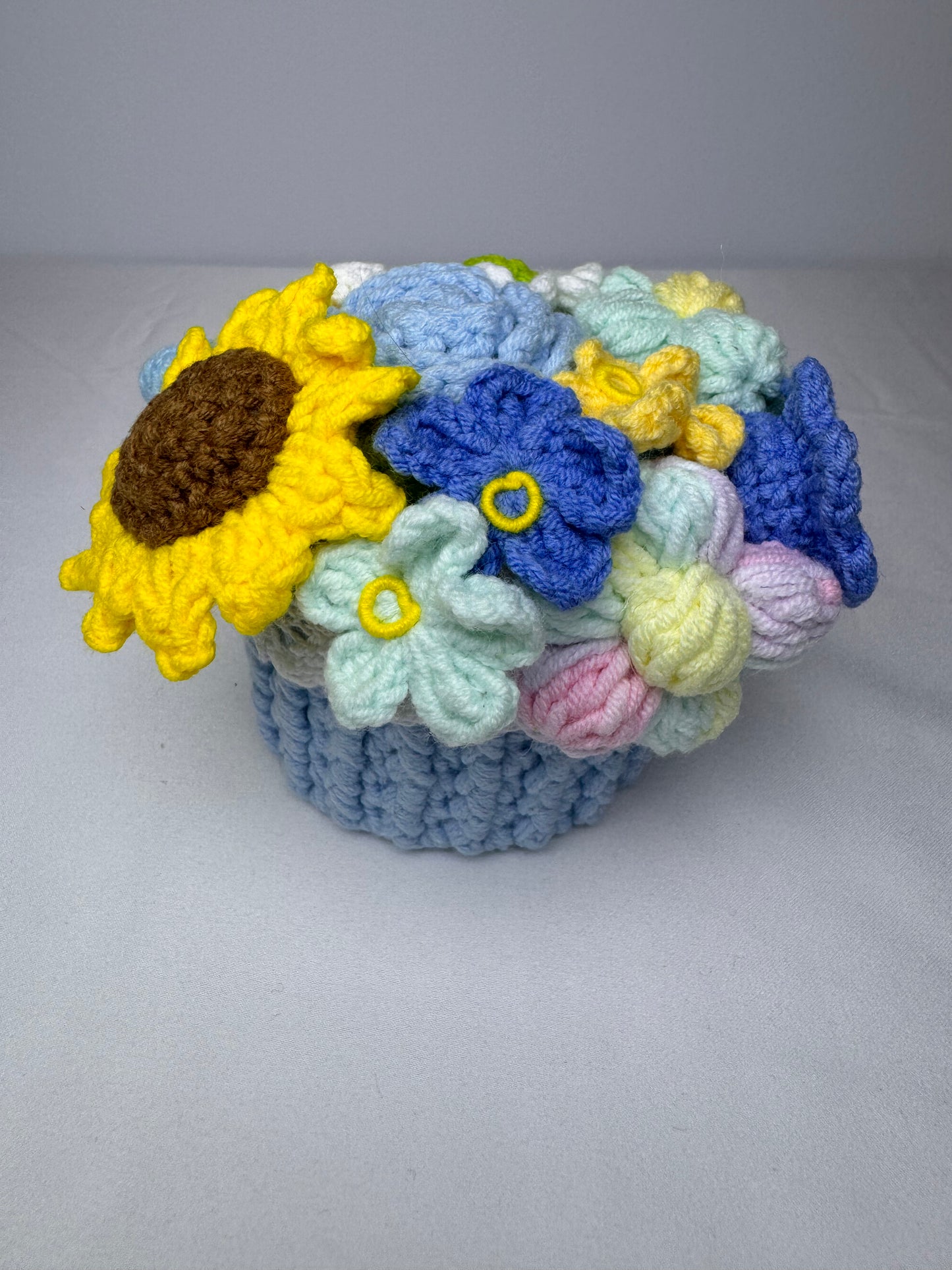 Crochet Colourful Potted Flowers - PP0009