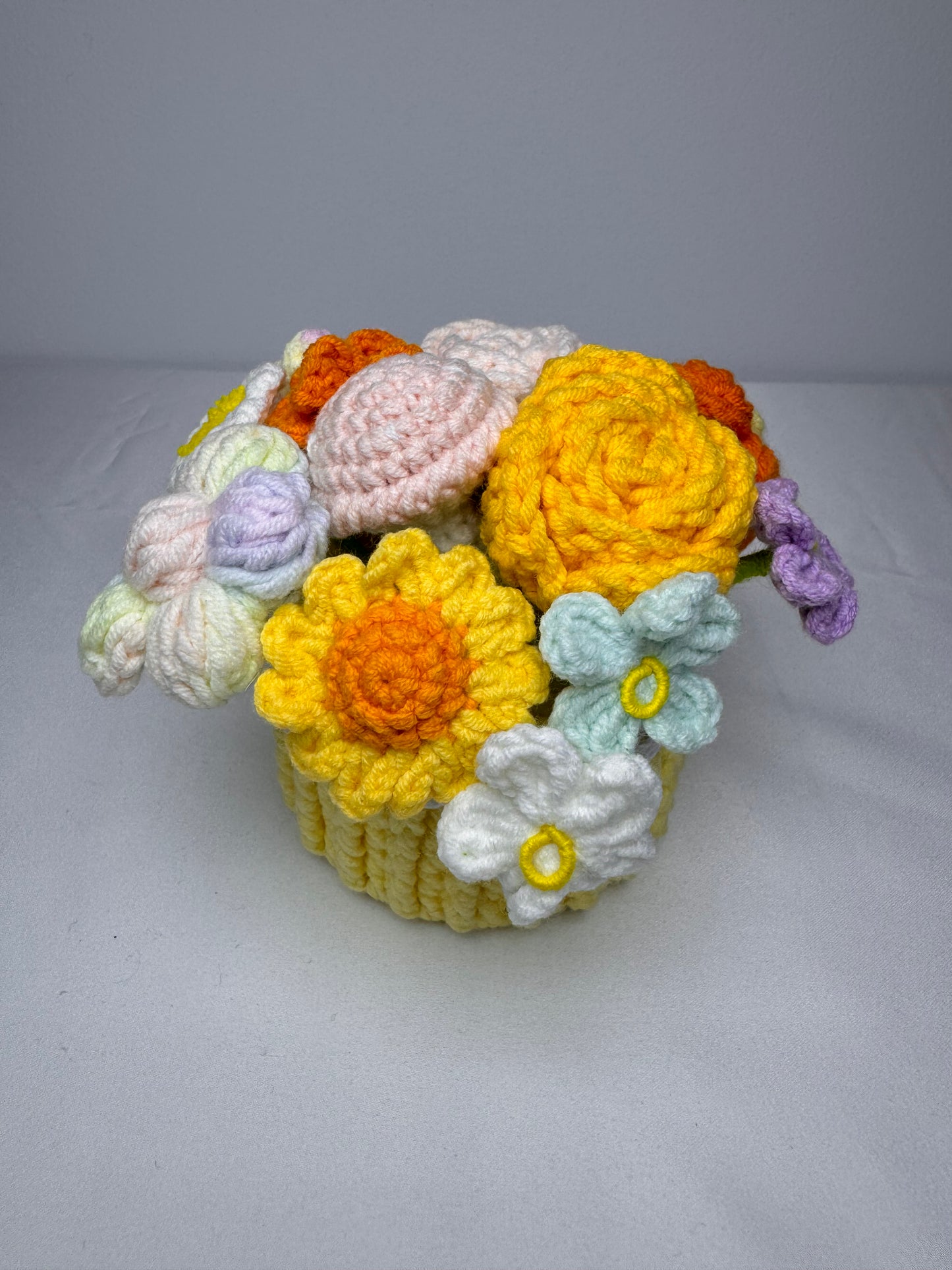 Crochet Colourful Potted Flowers - PP0009