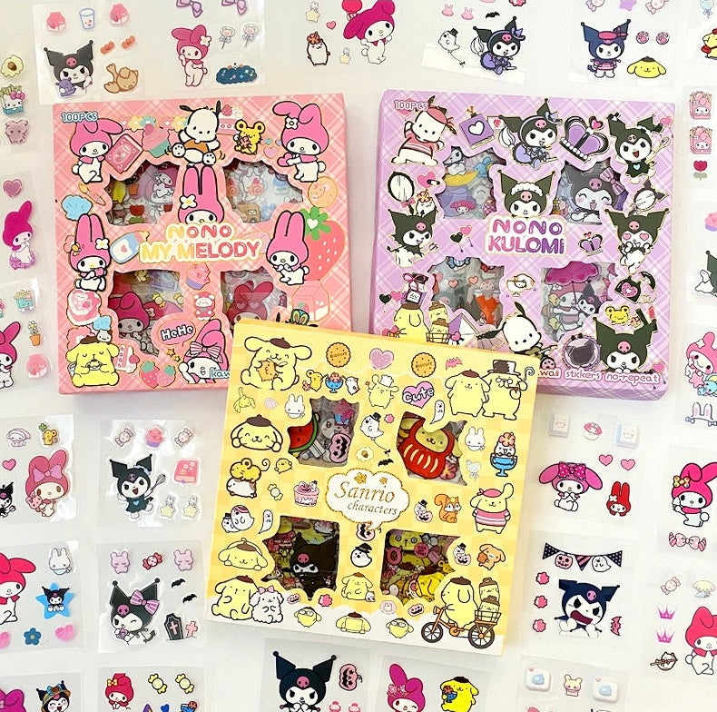 Sanrio Stickers 100 Piece Set - S0003