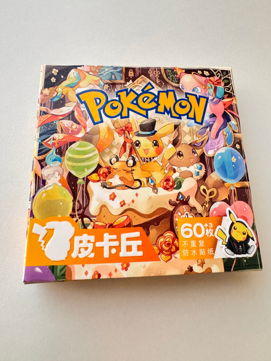 Pokemon 63 Piece Sticker Set - S0008