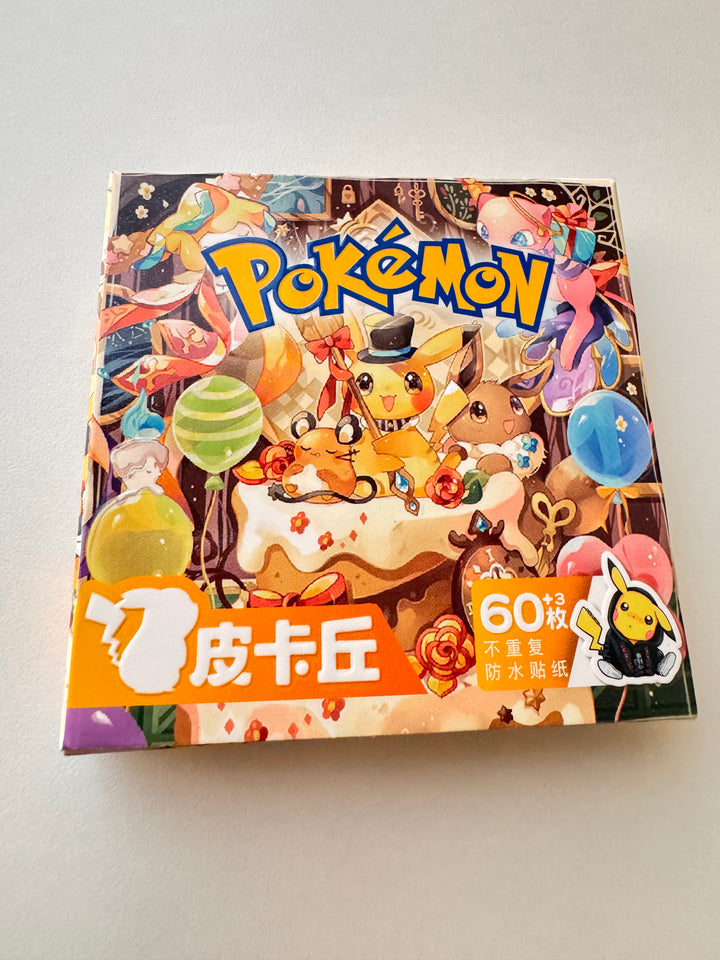 Pokemon 63 Piece Sticker Set - S0008 - CuteCraftsWorld