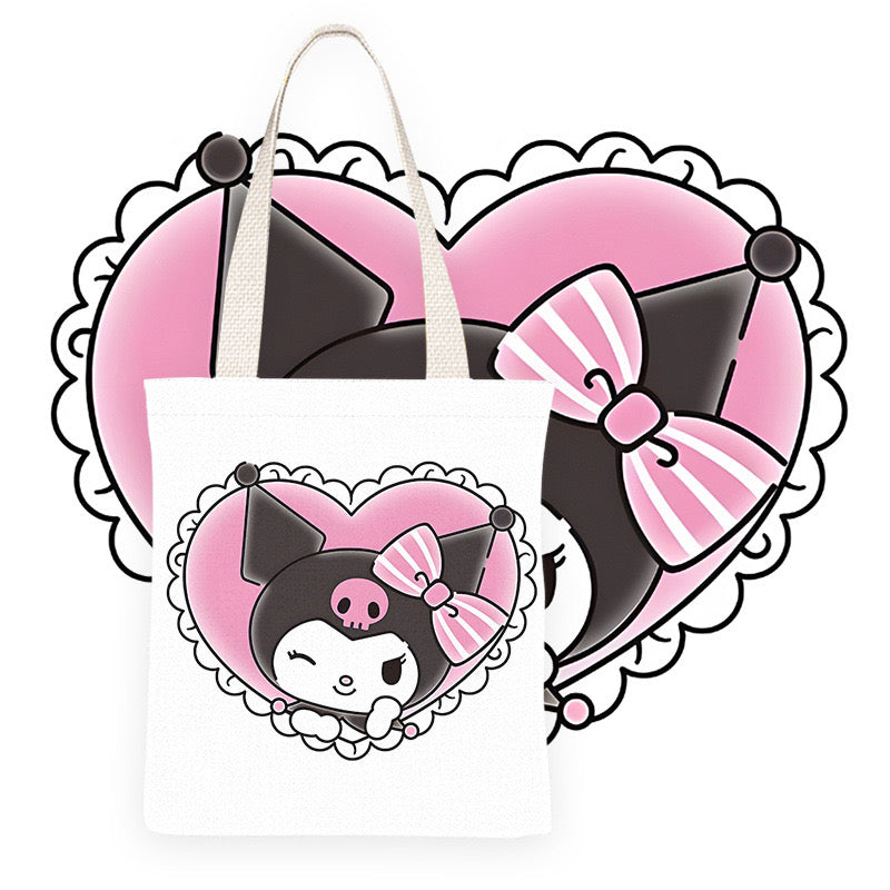 Sanrio Kuromi Canvas Tote Bag - TB0004