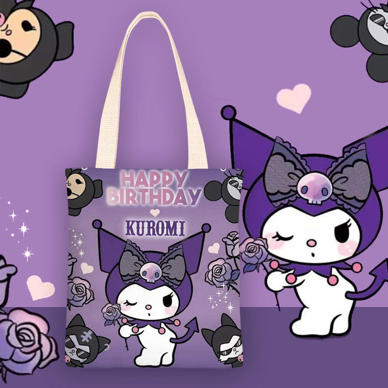 Sanrio Kuromi Canvas Tote Bag - TB0004