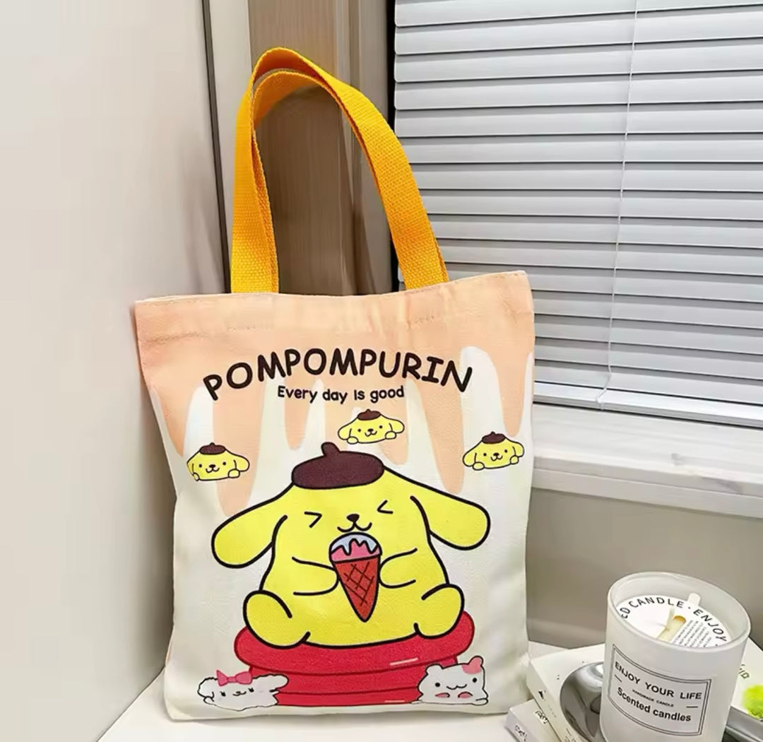 Sanrio Canvas Tote Bag - TB0006 - CuteCraftsWorld