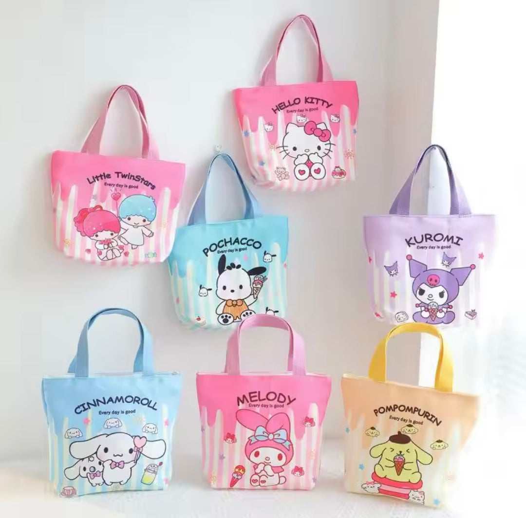 Sanrio Canvas Tote Bag - TB0006 - CuteCraftsWorld