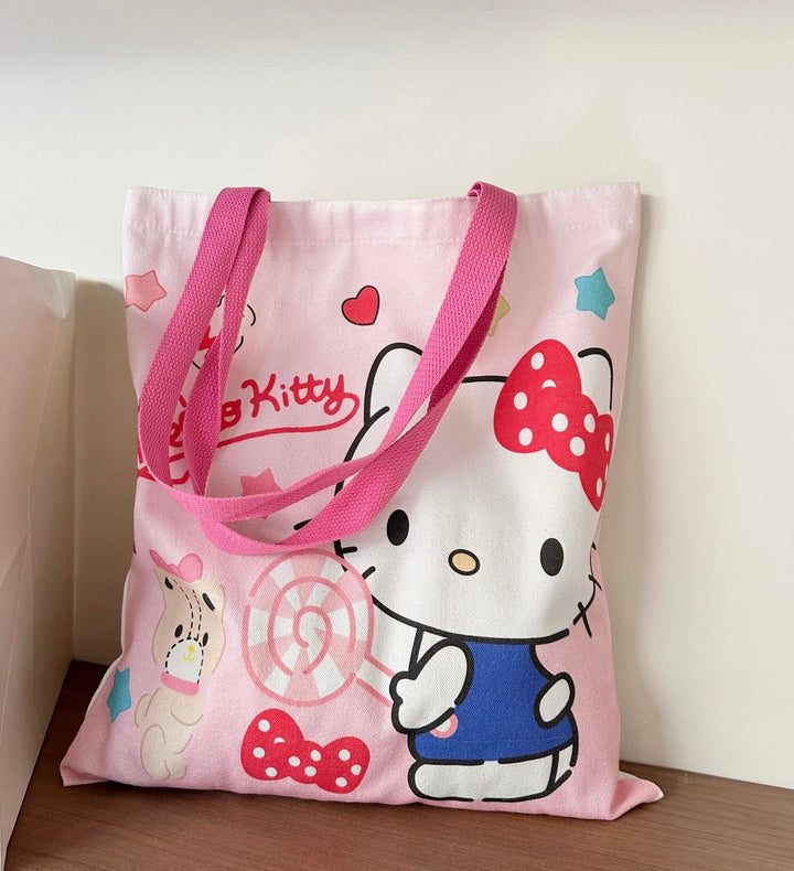 Sanrio Animated Canvas Tote Bag - TB0007 - CuteCraftsWorld