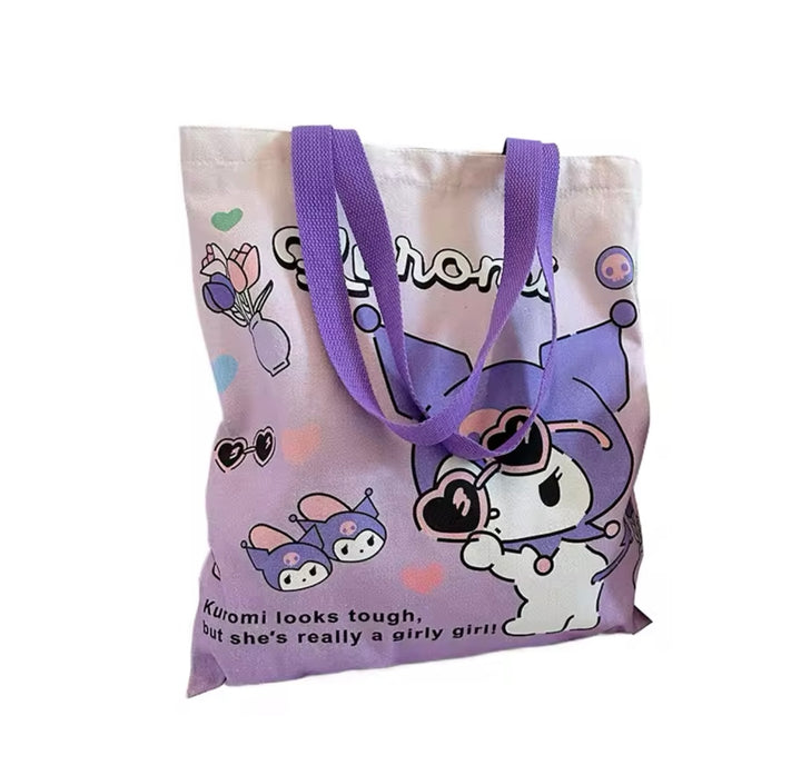 Sanrio Animated Canvas Tote Bag - TB0007 - CuteCraftsWorld