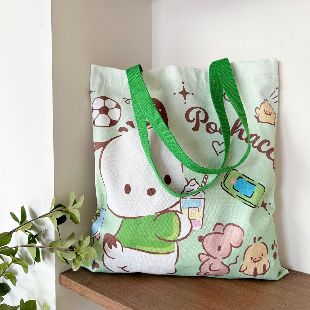 Sanrio Animated Canvas Tote Bag - TB0007 - CuteCraftsWorld