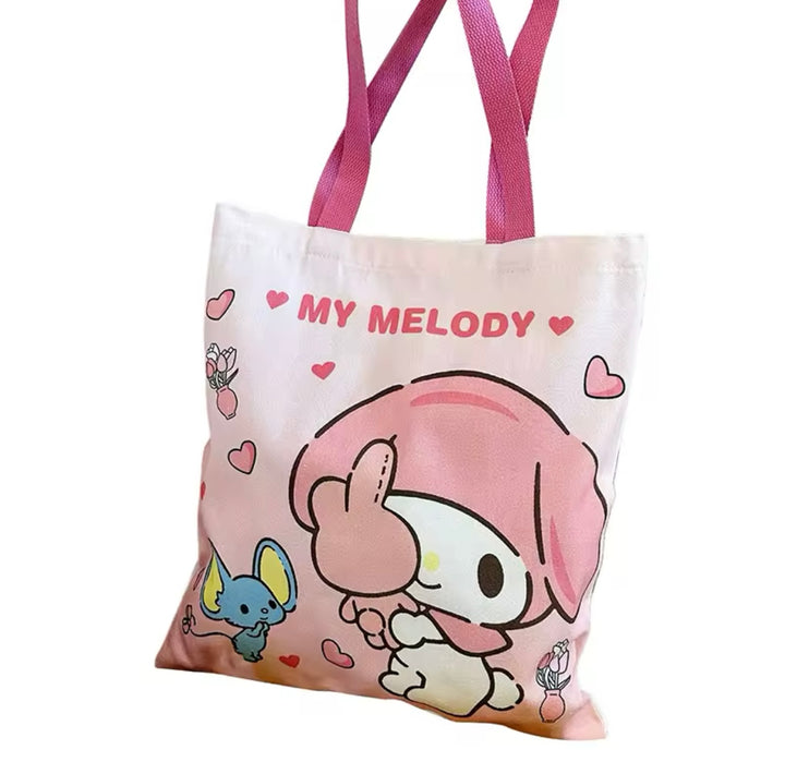 Sanrio Animated Canvas Tote Bag - TB0007 - CuteCraftsWorld