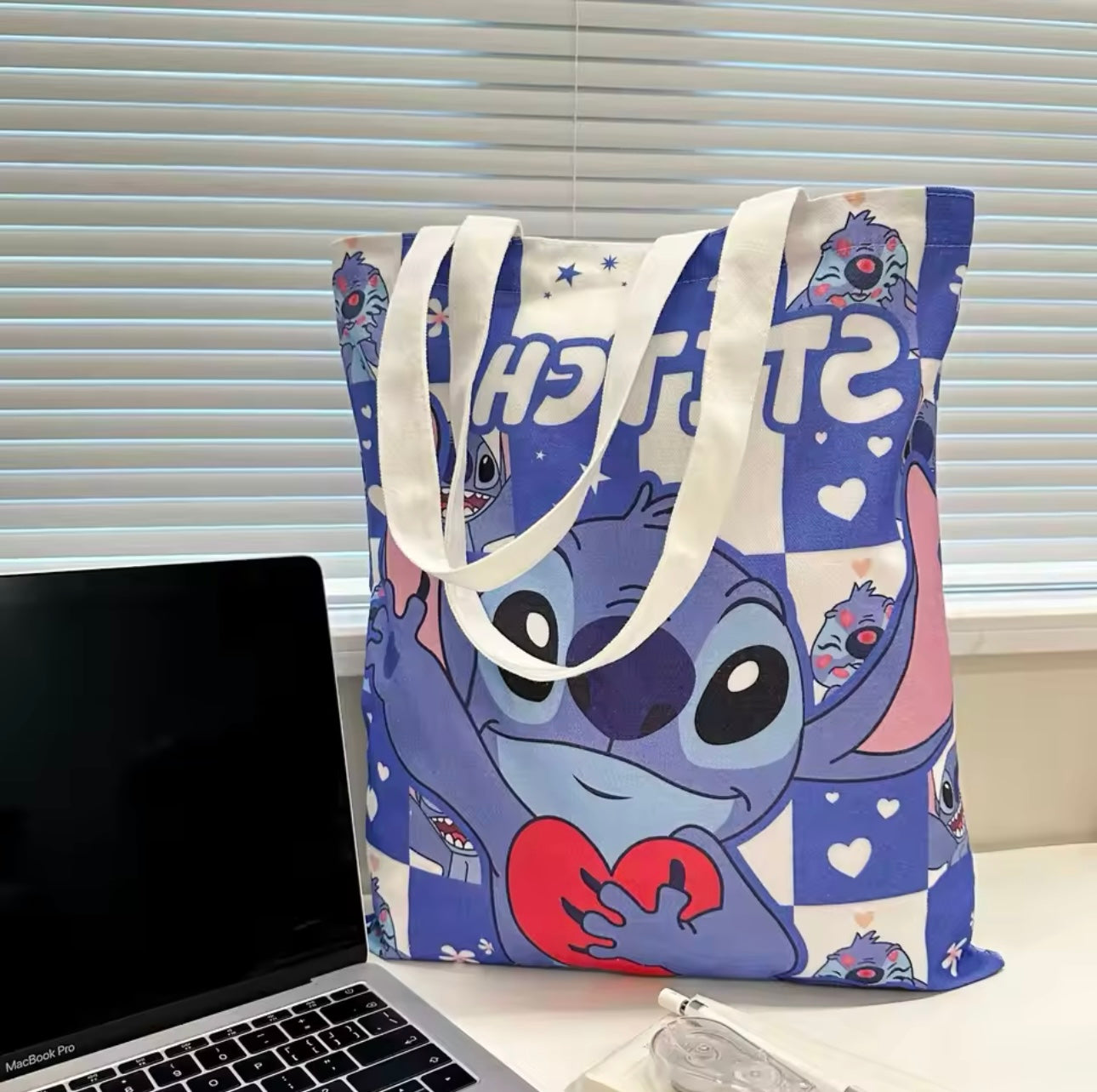 Stitch Canvas Tote Bag - TB0008