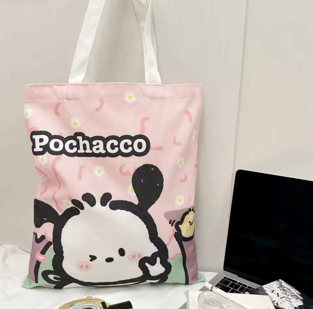 Kawaii Sanrio Canvas Tote Bag - TB0011 - CuteCraftsWorld