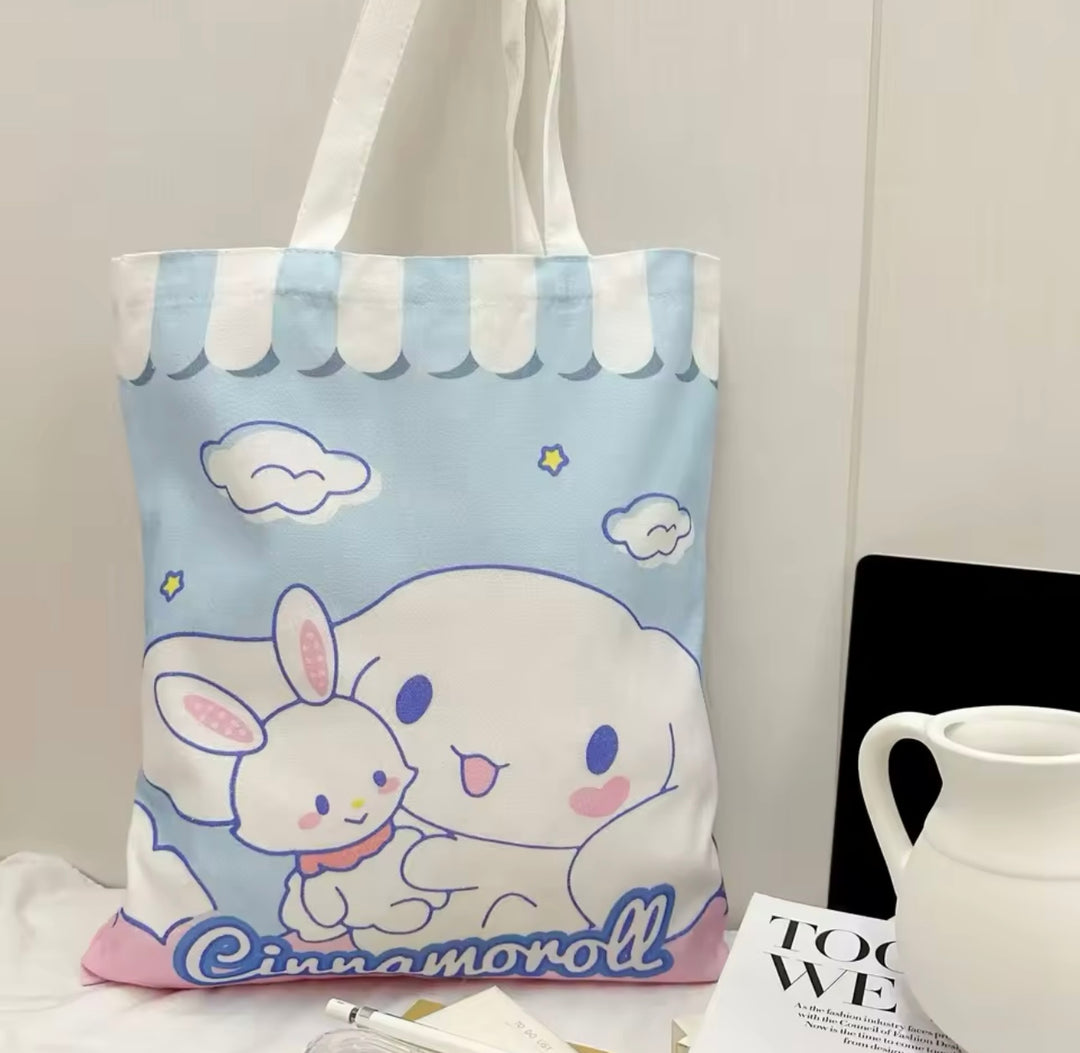 Kawaii Sanrio Canvas Tote Bag - TB0011 - CuteCraftsWorld