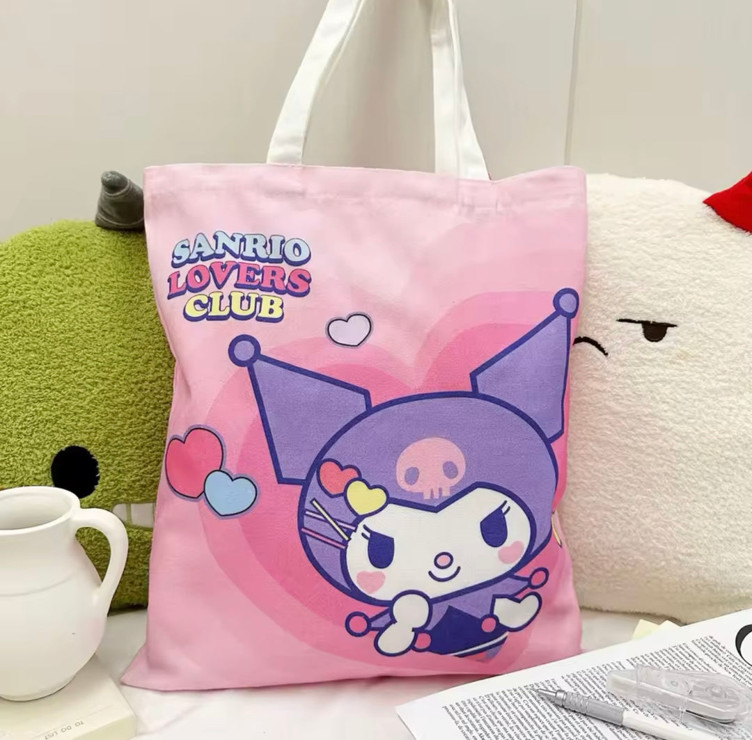 Kawaii Sanrio Canvas Tote Bag - TB0011 - CuteCraftsWorld