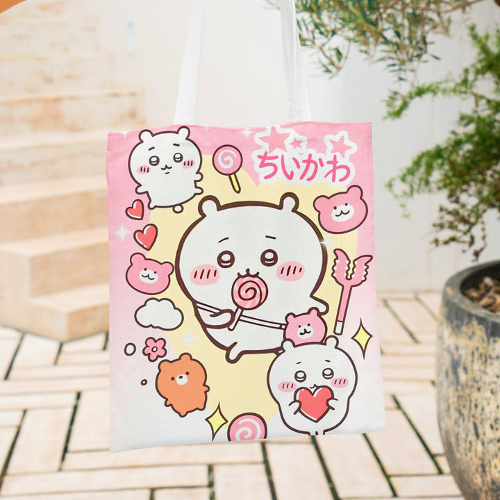 Chiikawa Anime Canvas Tote Bag - TB0012 - CuteCraftsWorld