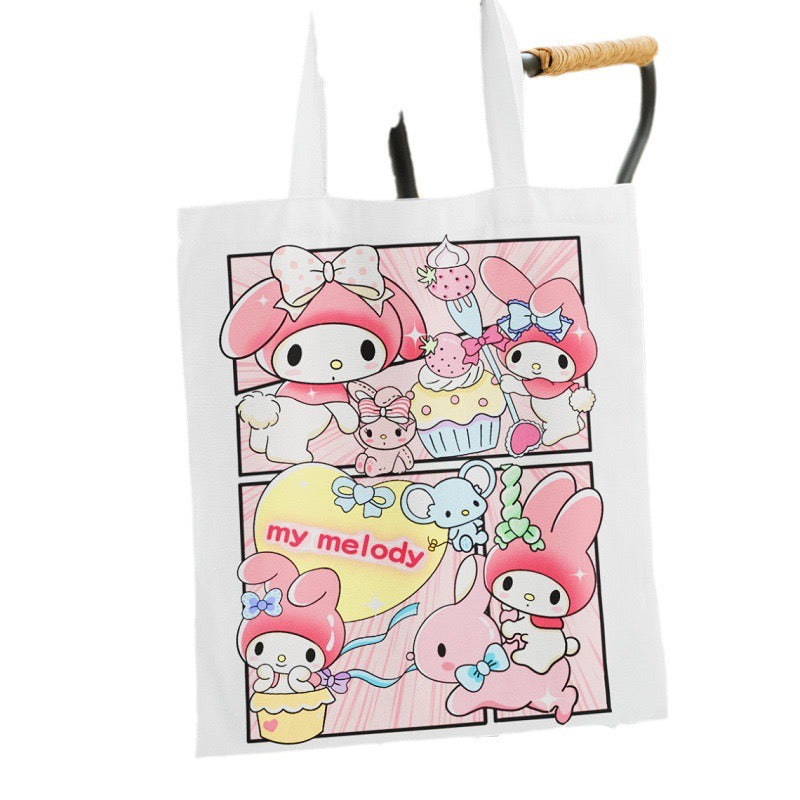 Sanrio Canvas Tote Bag - TB0013 - CuteCraftsWorld