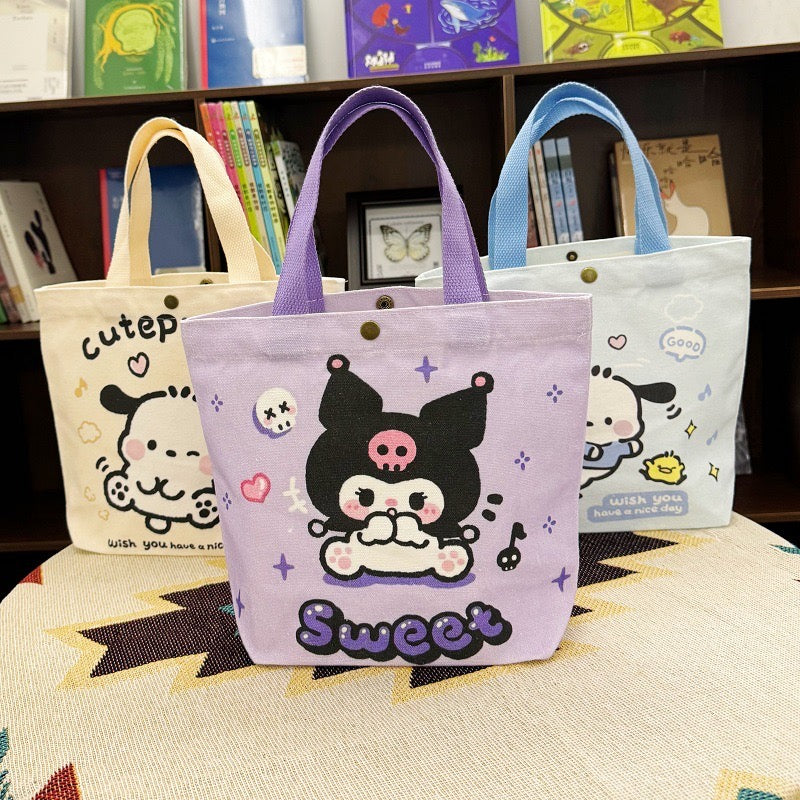 Sanrio Canvas Tote Bag - TB0014 - CuteCraftsWorld